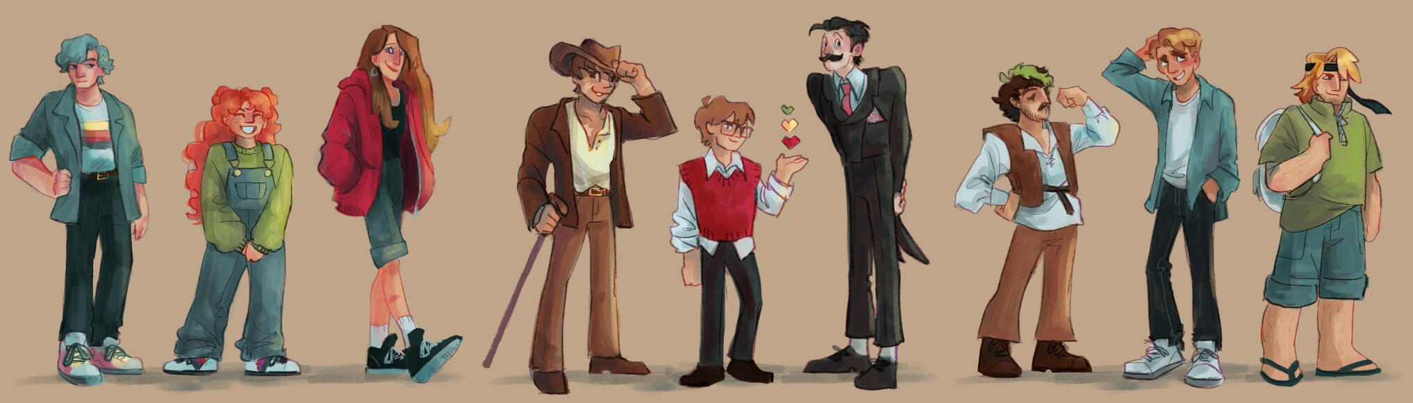 Life Series Lineup (pt.1) Characters from the Life Series on YouTube
