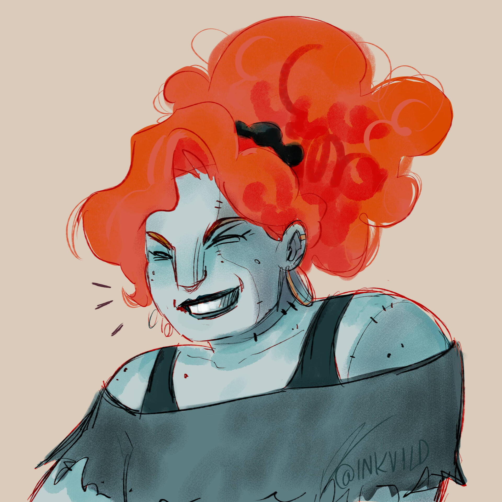 Portrait of Zombie Cleo